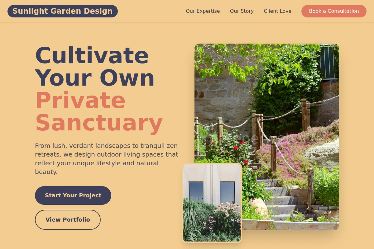 Sunlight Garden Design