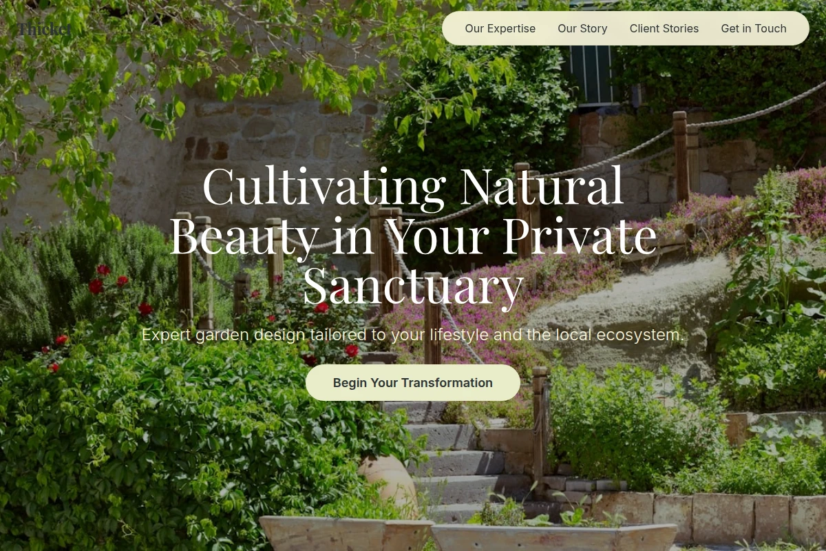 Thicket Garden Design
